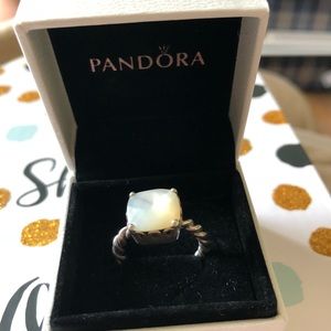 • PANDORA • ring, elegant sincerity size 7.5